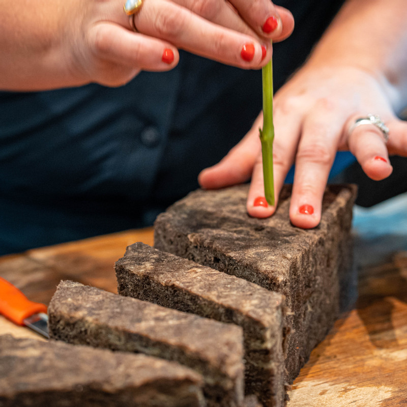 Natuurlijk steekblok - 23x10x7,5 cm 