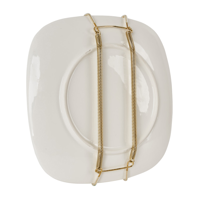 Bordenhanger - goudkleurig - 15 cm