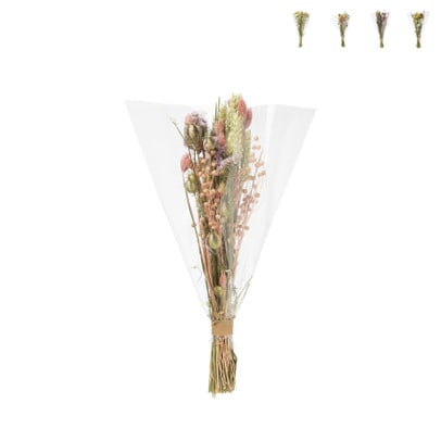 Droogbloem boeket gemixt - diverse varianten - 50 cm 