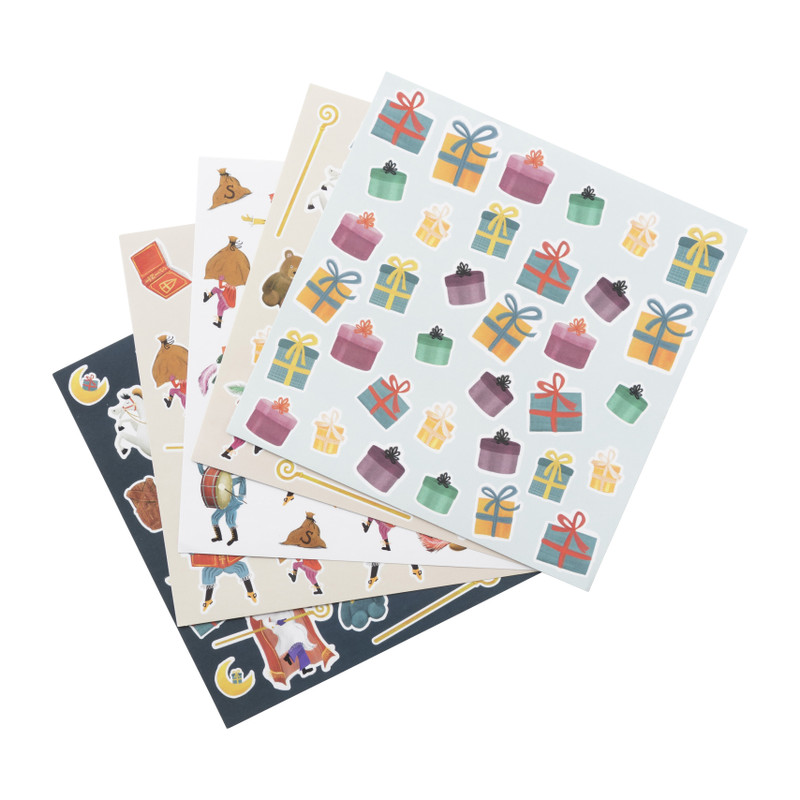 Stickers sint - 5pack