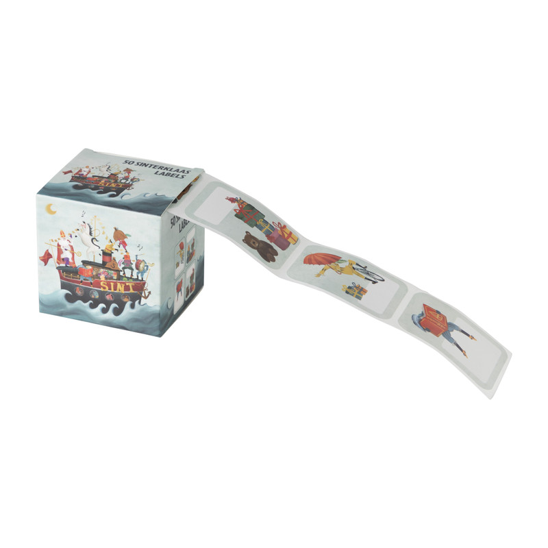 Labelstickers sint - set van 50