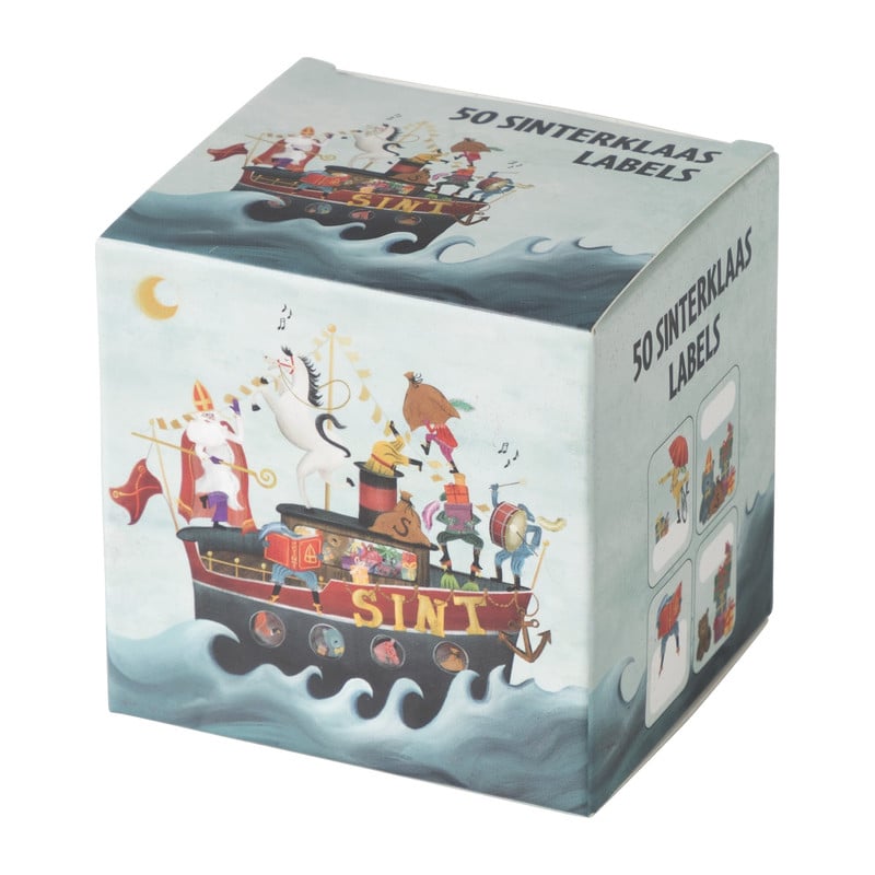Labelstickers sint - set van 50