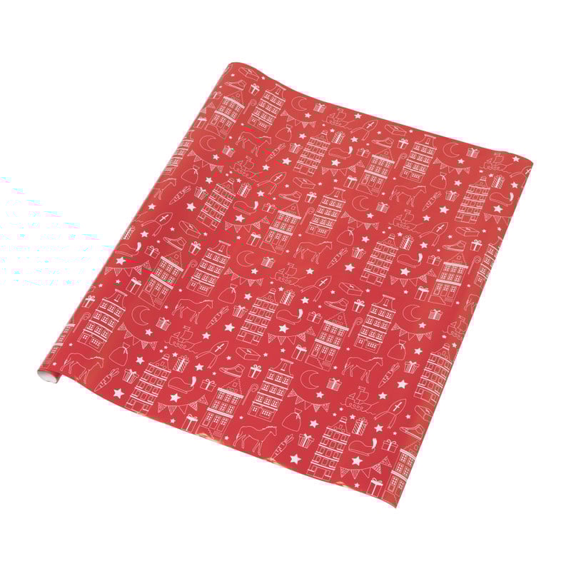 Inpakpapier sint - diverse varianten - 70x200 cm