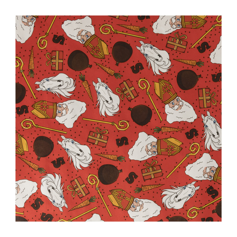 Inpakpapier Sint - diverse varianten - 300x100 cm