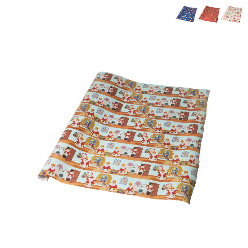 Inpakpapier Sinterklaas - diverse varianten - 300x100 cm
