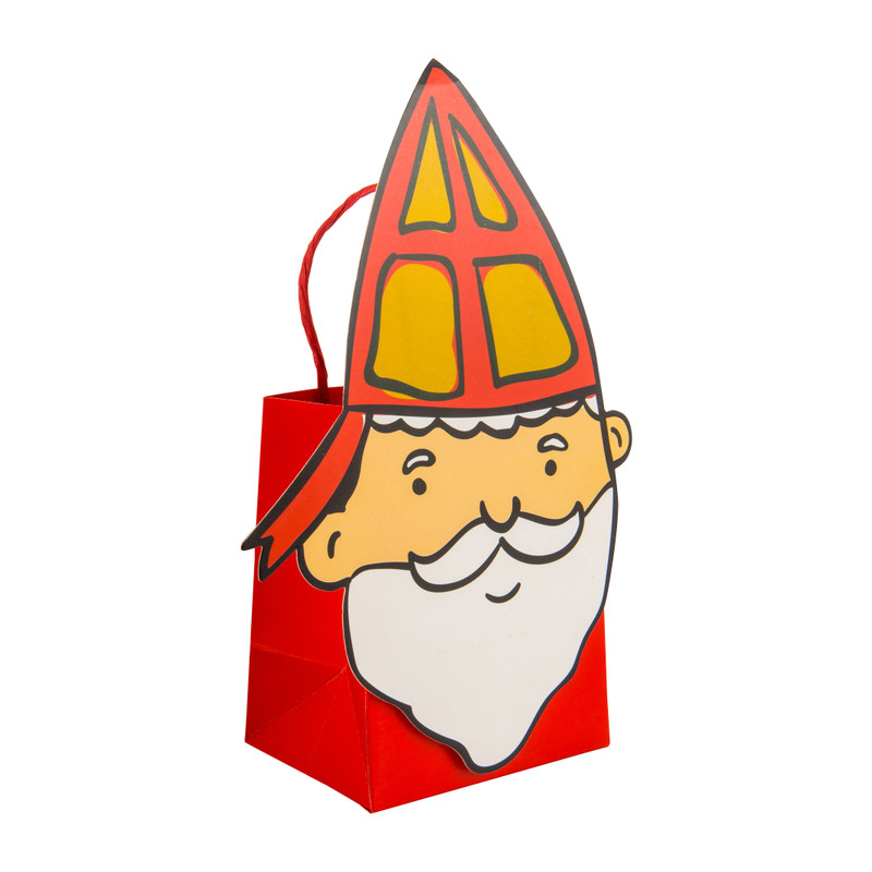 Cadeautasje sint - 25x17.6 cm 