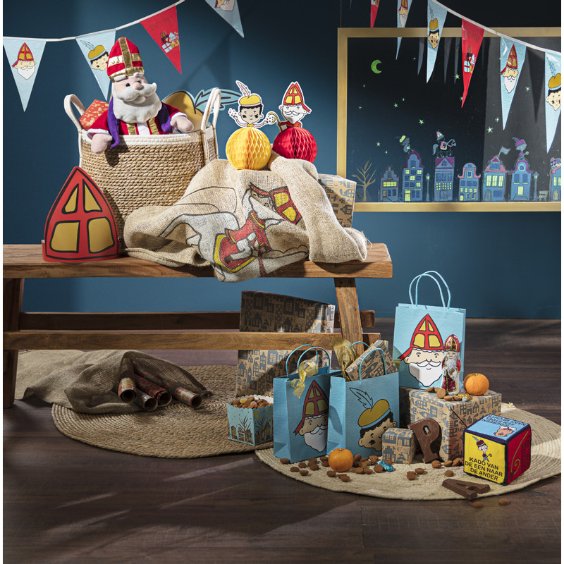 Dobbelsteen - Sinterklaas - 12x12x12 cm