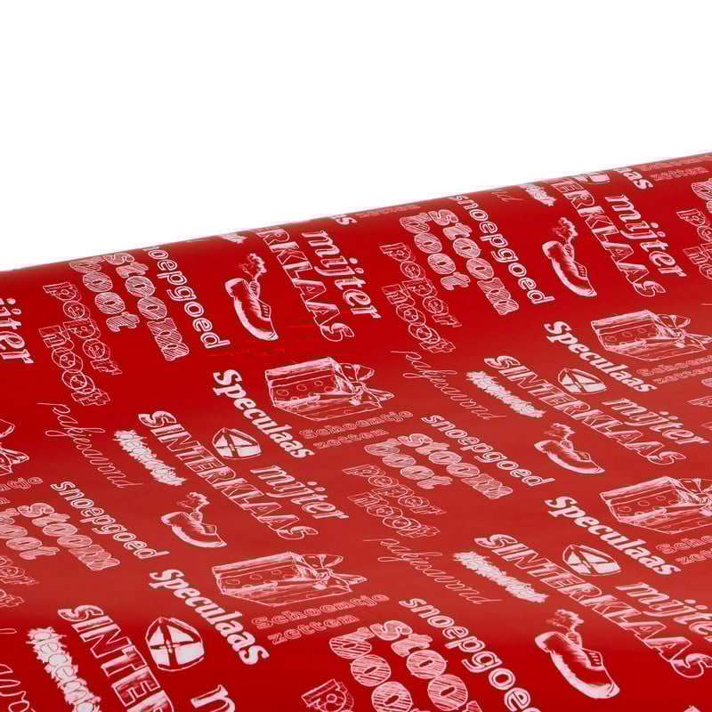 Inpakpapier Sint - diverse varianten - 200x70 cm