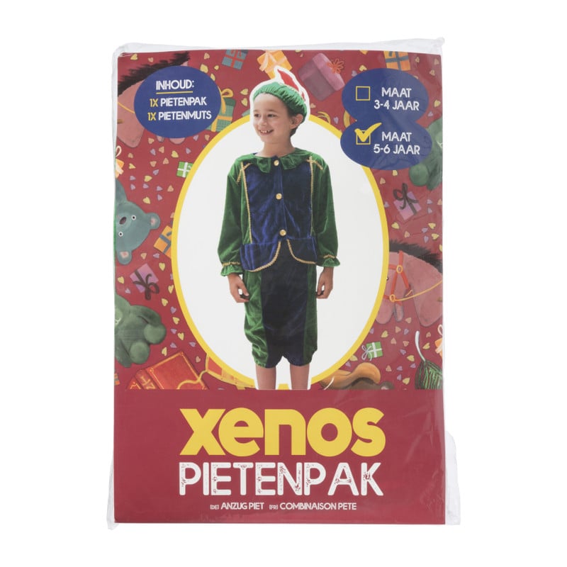 Pietenpak - groen - 5-6 jaar