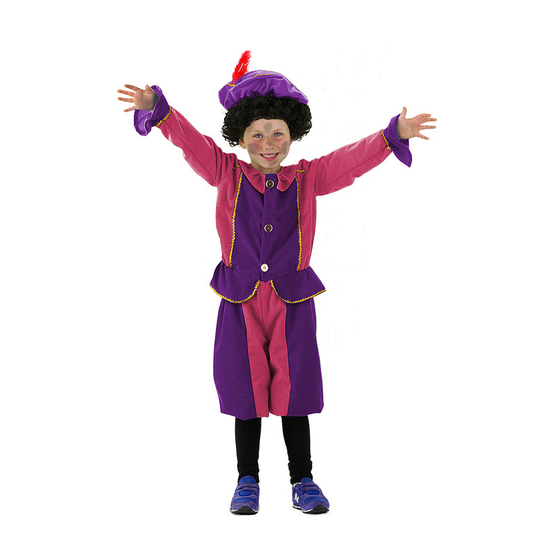 Pietenpakje - paars - 3-6 jaar