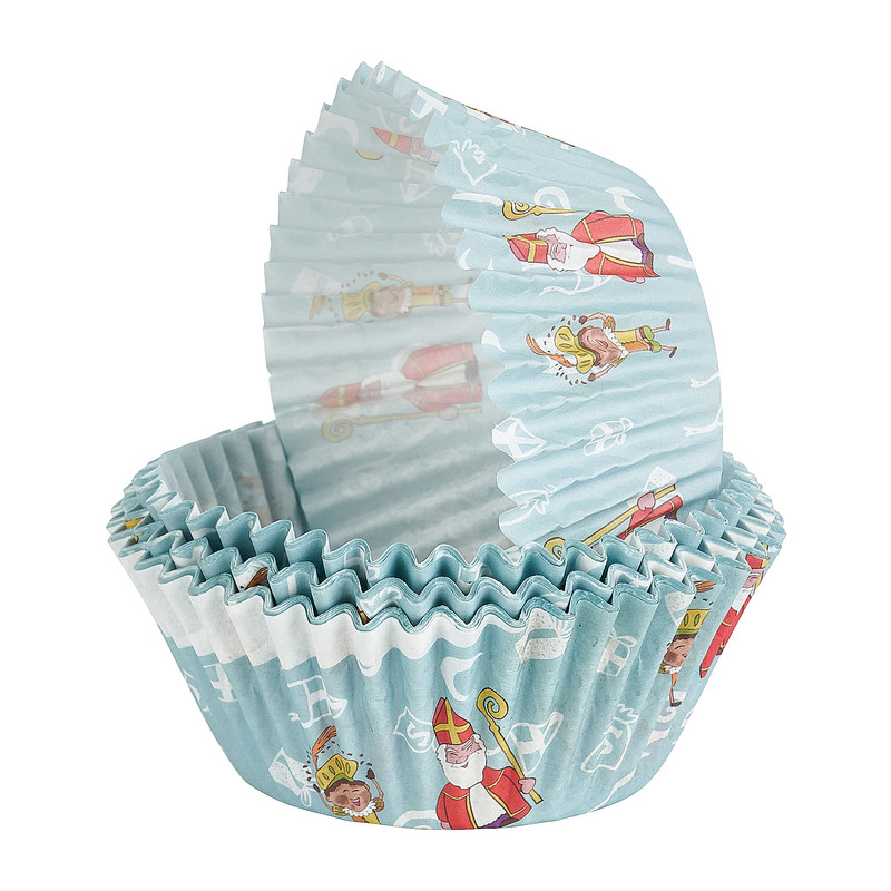 Cupcakevormpjes sint en piet - 25 stuks