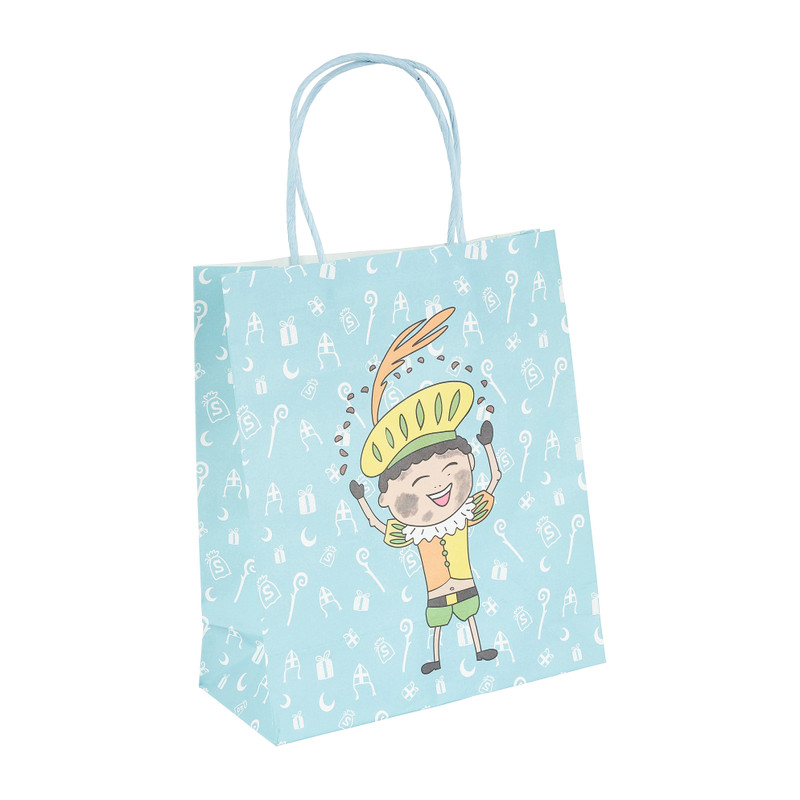 Cadeautasje piet - 18x21 cm - papier