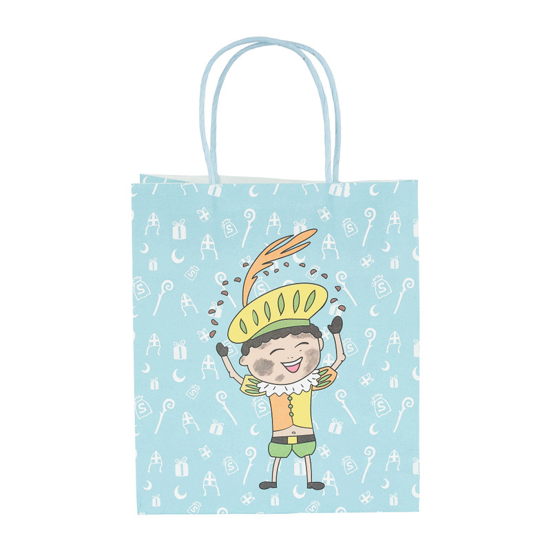 Cadeautasje piet - 18x21 cm - papier