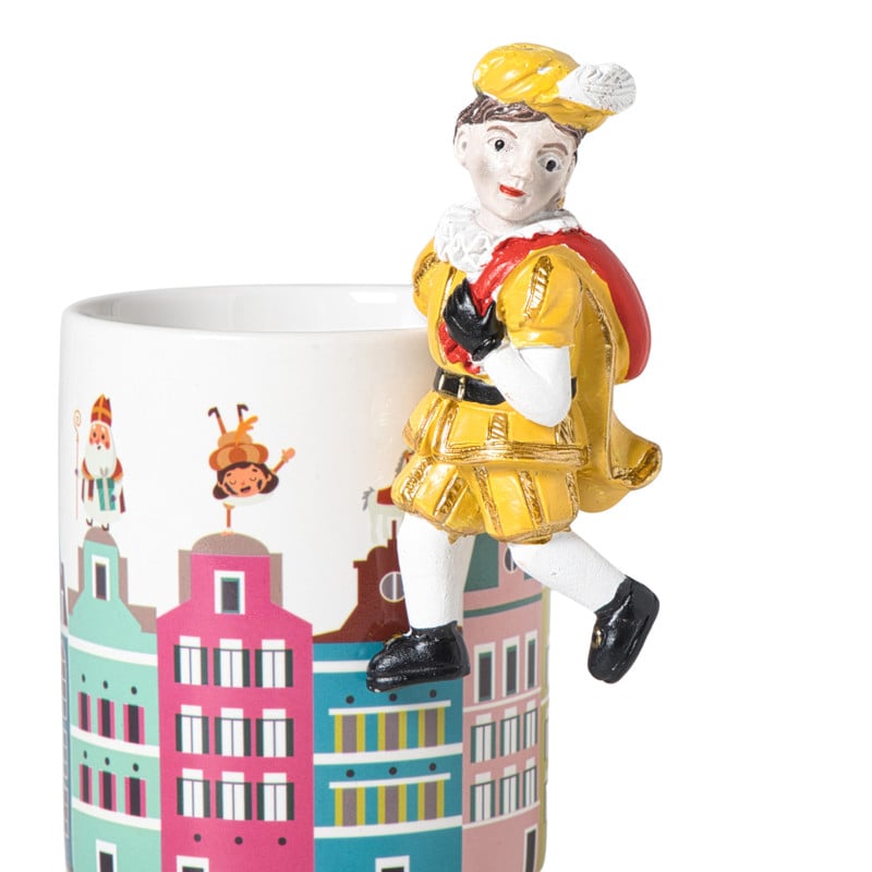 Pothanger piet met zak - 5x4.2x10.5 cm