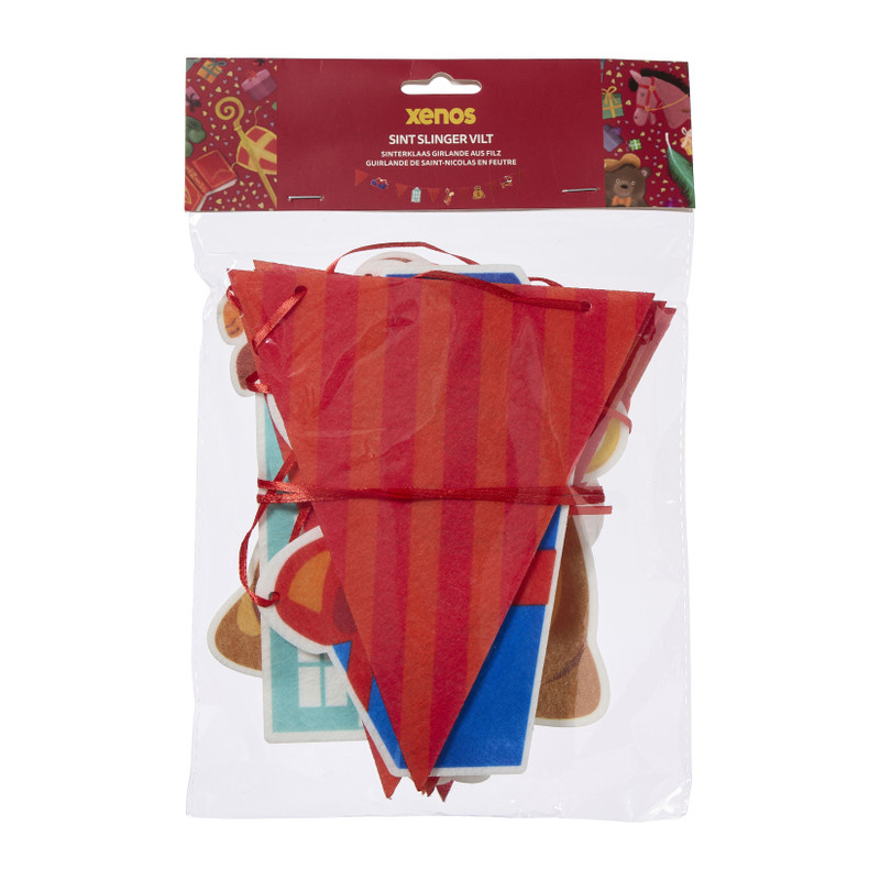 Slinger sint - stof en jute - 2 meter 