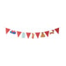 Slinger sint - stof en jute - 2 meter 