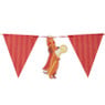 Slinger sint - stof en jute - 2 meter 