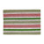Deurmat gestreept - groen/roze - 60x40 cm