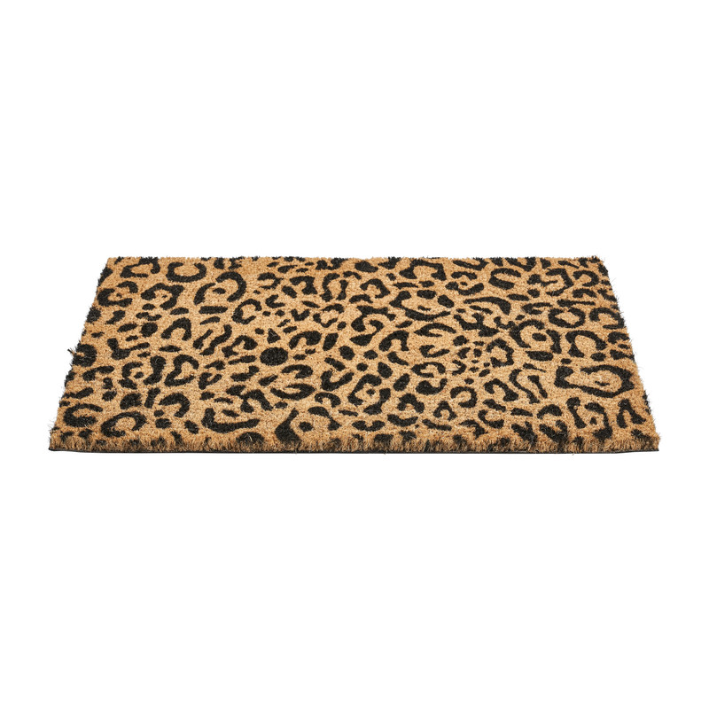 Deurmat luipaard print - 60x40x1.5 cm