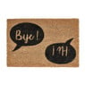 Deurmat HI/BYE - 60x40x1.5 cm