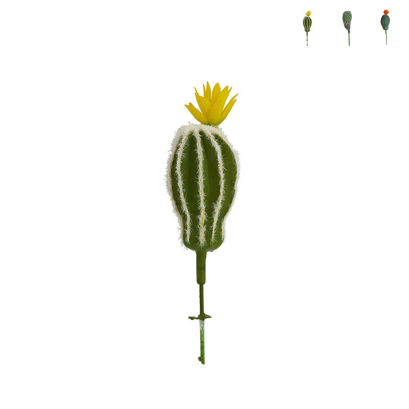 Cactus bol op prikker -6x6x18 cm - diverse varianten