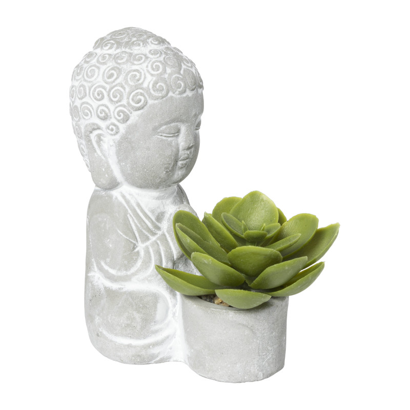 Kunstplantje budha baby - diverse varianten - 10x5x7.5 cm