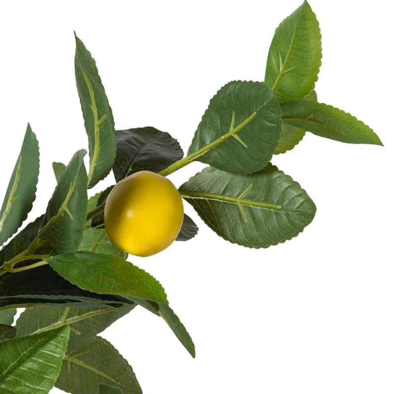 Kunst citroenboom groot - groen/geel - 60 cm