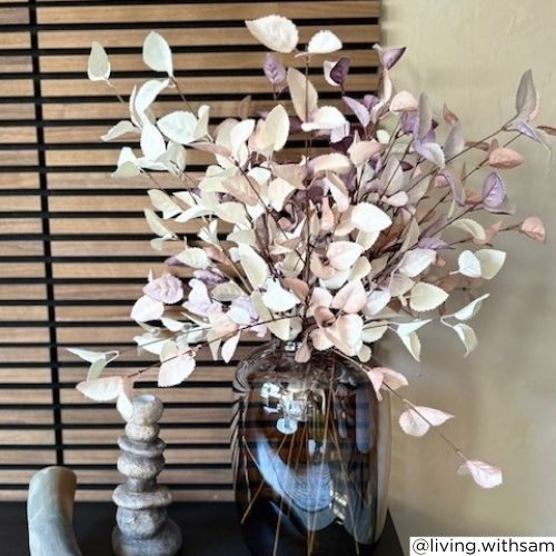 Bladeren tak - diverse kleuren - 95 cm