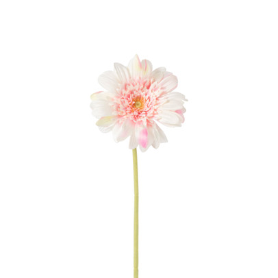 Kunstbloem gerbera - lichtroze - 60 cm