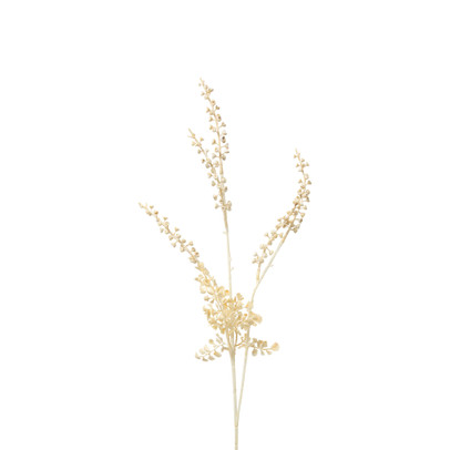 Kunsttak mini bolletjes - beige - 74 cm
