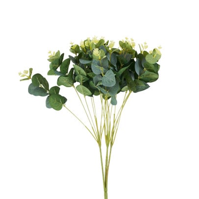 Kunsttak eucalyptus - groen - 48 cm