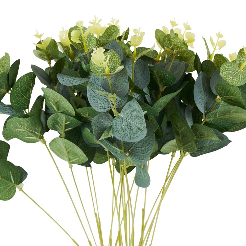 Kunsttak eucalyptus - groen - 48 cm