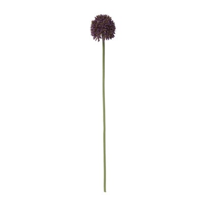 Kunstbloem allium - paars - 50 cm