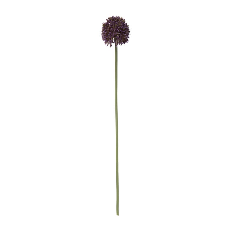 Kunstbloem allium - paars - 50 cm