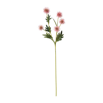 Kunstbloem chrysant - peach - 72 cm