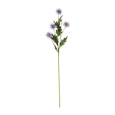 Kunstbloem chrysant - paars - 72 cm