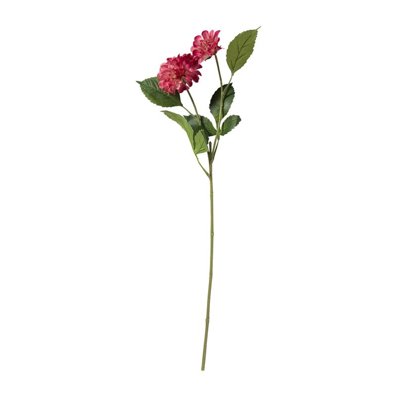 Kunstbloem chrysant rond - roze - 62 cm