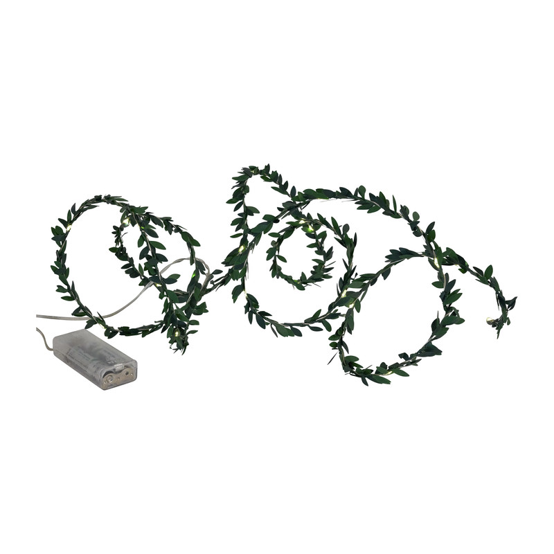 LED slinger met blaadjes - 165 cm