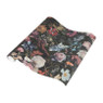 Behangpapier bloemenprint - donkergroen