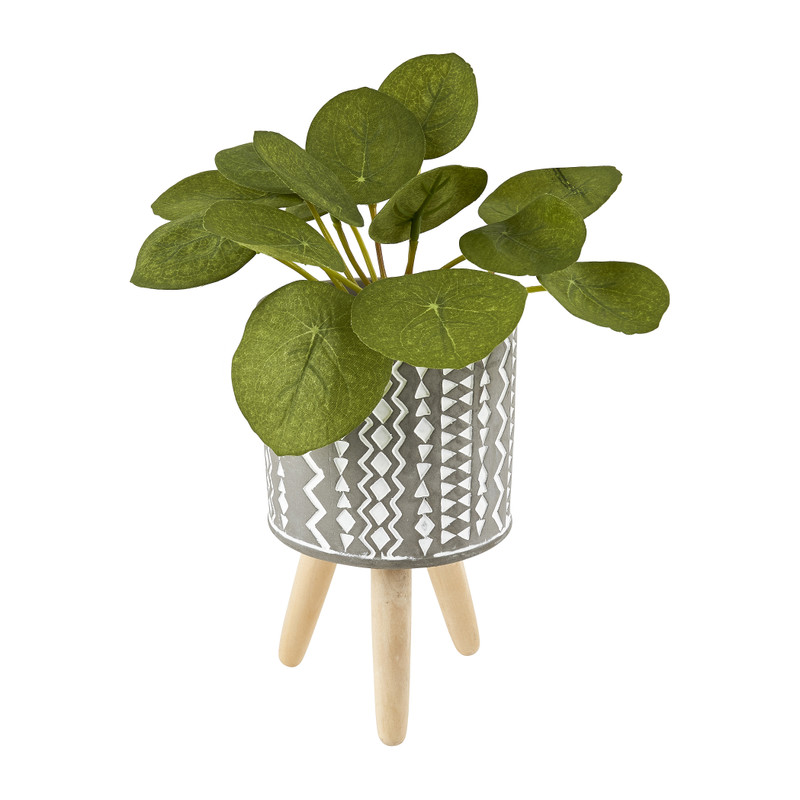 Cement potje - ø10.7x19 cm