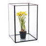Terrarium rechthoekig - glas - 18x18x27 cm