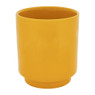 Keramiek plantenpotje - geel - ø9x10 cm