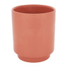 Keramiek plantenpotje - oranje - ø9x10 cm