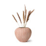 Keramische vaas - bol - roze - 31x31x25.5 cm
