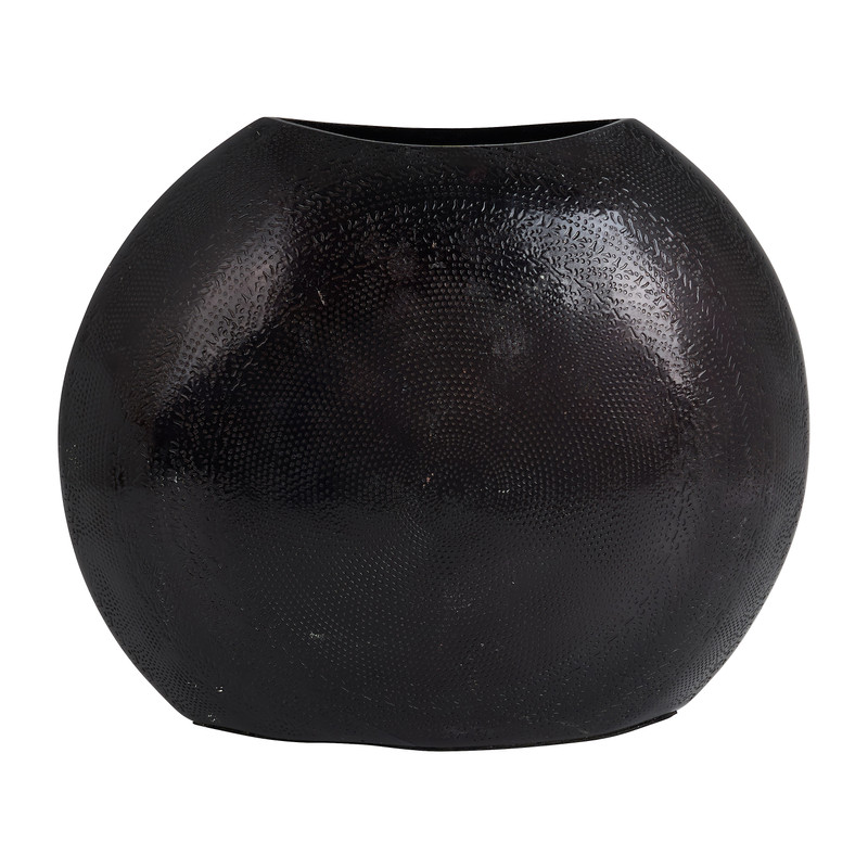 Vaas rond relief -Ø28x3x23 cm