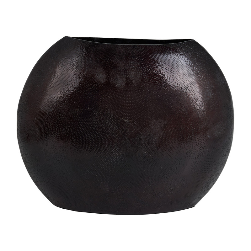 Vaas rond relief - Ø36x6x26 cm