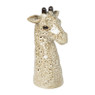 Vaas giraffe - bruin - ø13.5x24 cm 
