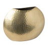 Vaas rond - goudkleurig - 28x22 cm
