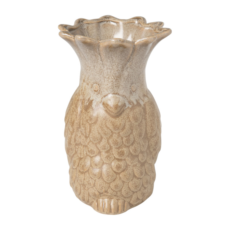 Vaas uil - diverse kleuren - ⌀10.5x17 cm 