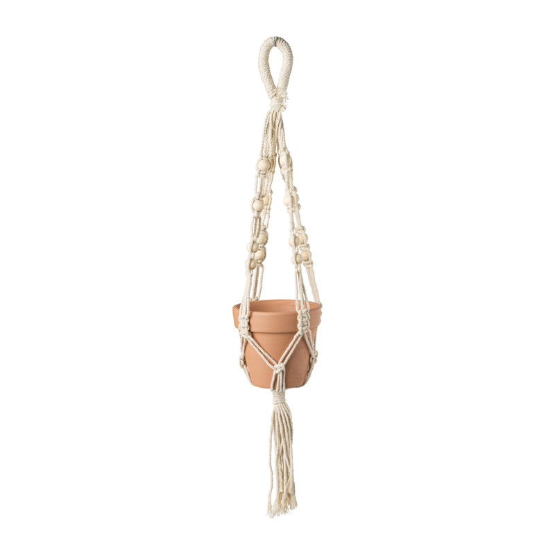 Plantenpothanger macrame - diverse varianten - 12x12x12 cm